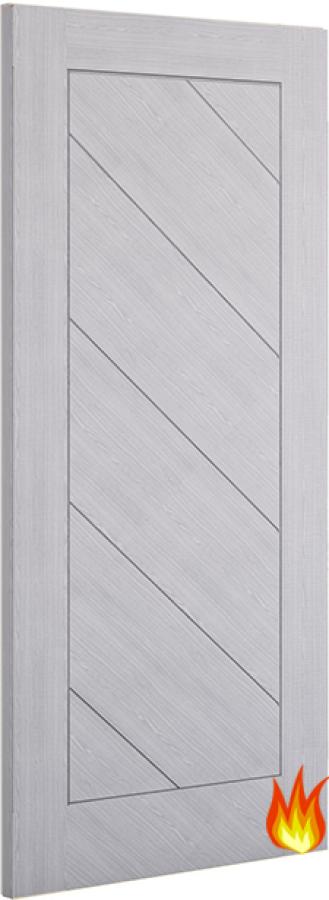 Torino Light Grey Internal Fire Door (18mm lippings) FD30