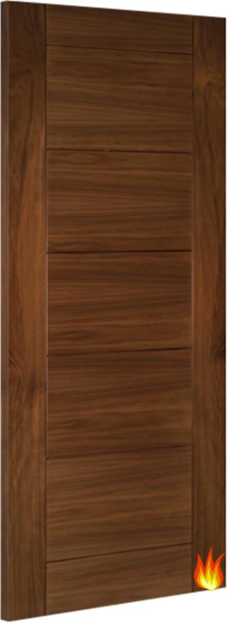 Seville Internal Walnut Fire Door (pre-finished) FD30