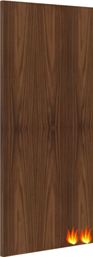 Flush Internal Walnut 60 Minute Fire Door (FD60)