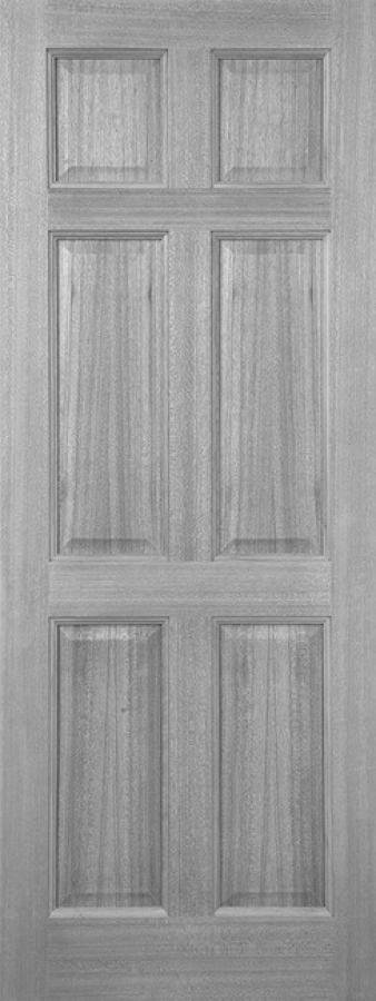 Colonial 6 Panel Solid Accoya External Door (Bespoke)