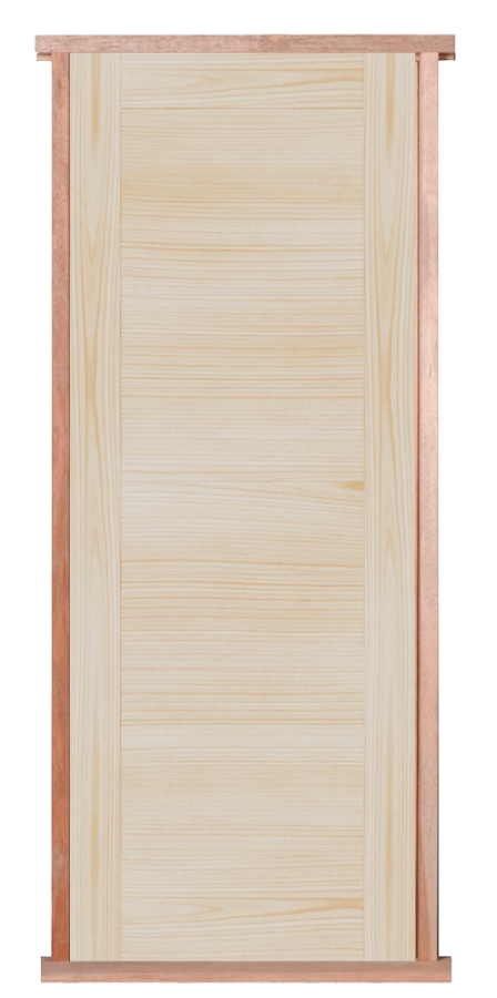 Modena 8 panel External Solid Accoya Pre-hung Door