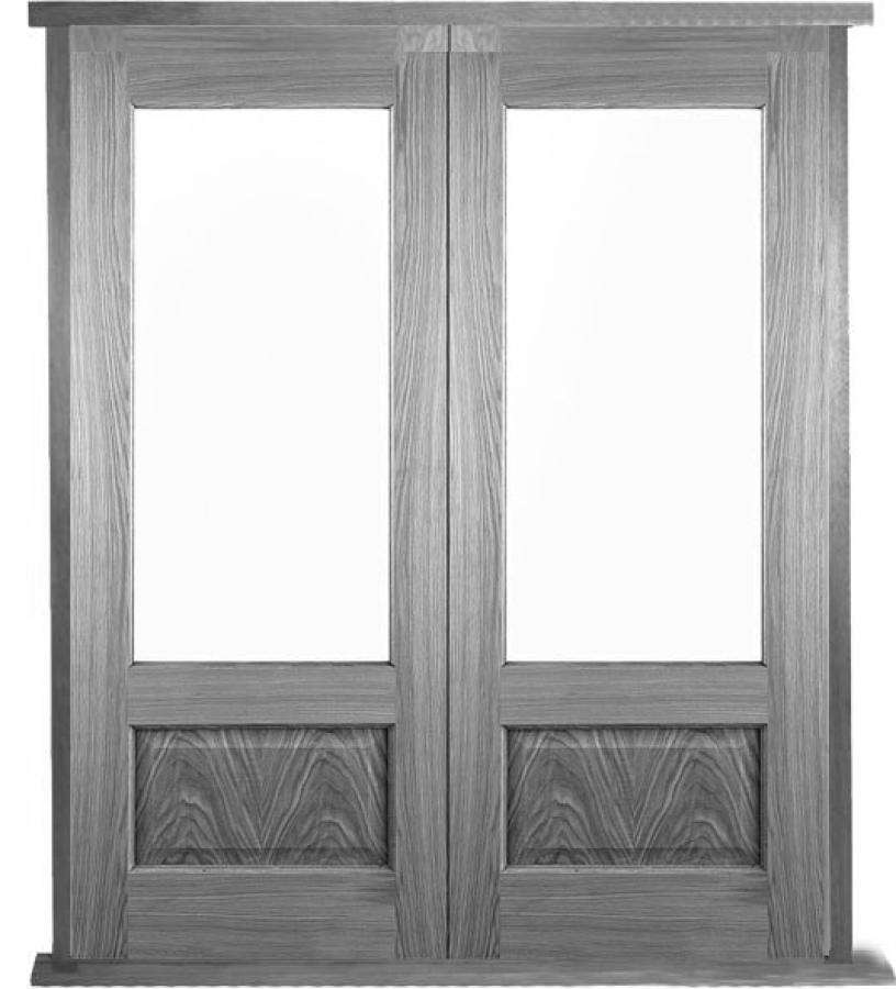 Chiswick Prehung Bespoke Solid Accoya Double Doors