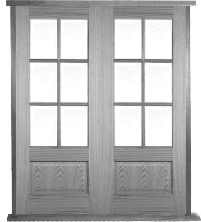Hampstead Solid Accoya Bespoke Prehung French Doors