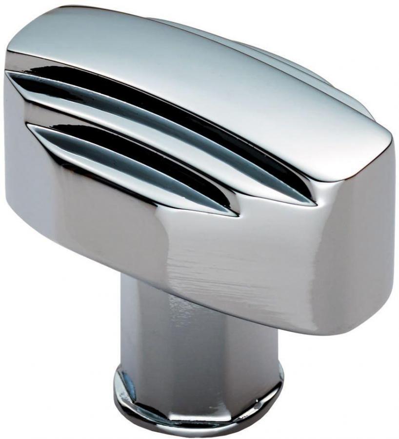 Art Deco Cupboard Knob - Polished Chrome (and more)