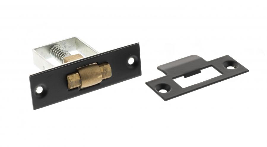 Adjustable Architectural Heavy Duty Roller Catch – Matt Black