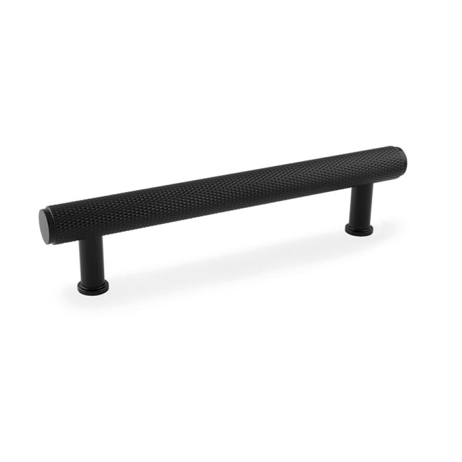 Crispin Knurled T-bar Cupboard Pull Handle (Black)