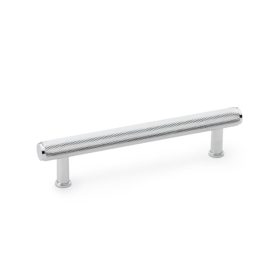 Crispin Knurled T-bar Cupboard Pull Handle (Polished Chrome)