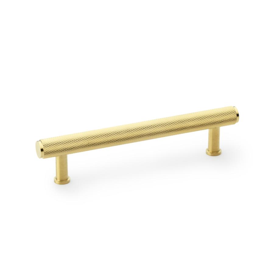 Crispin Knurled T-bar Cupboard Pull Handle (Satin Brass)