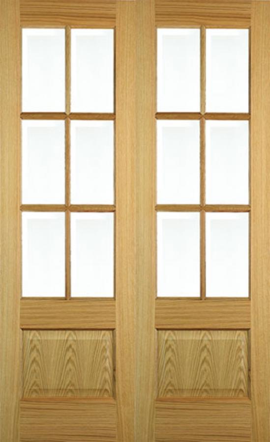 Bespoke (made to measure) Solid Oak Hampstead French Doors