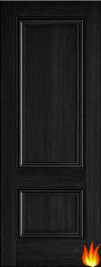 Burghley Black Internal Fire Door (pre-finished)