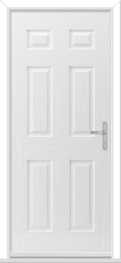6 Panel GRP Composite Doorset (0.93 W/m²K u value)