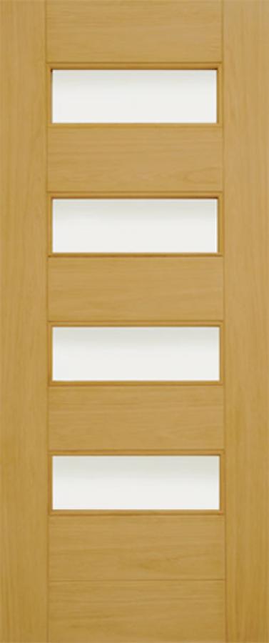 Copenhagen 4-Light External Solid Oak Door Copenhagen 4-Light External Solid Oak Door