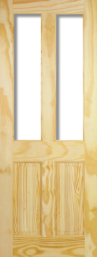 Victorian Richmond 4 Panel Clear Pine Internal Door (unglazed)