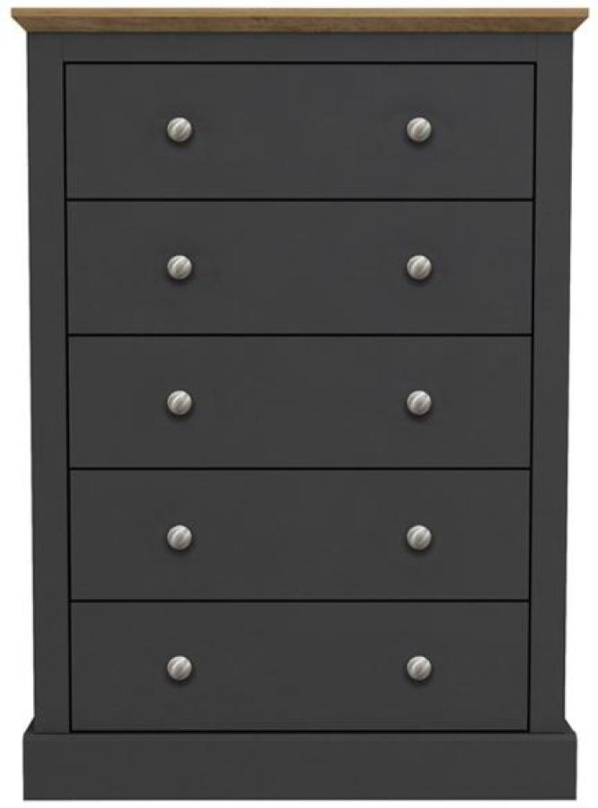 Devon Charcoal Chest of Drawers