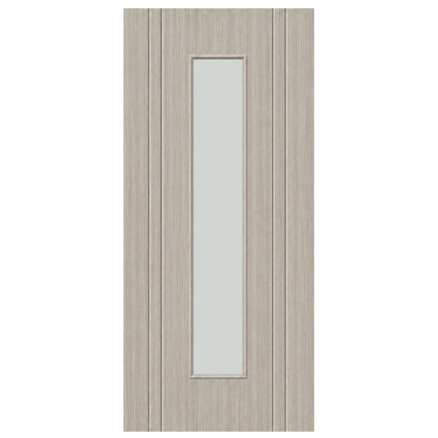 Capri Light Grey Laminate Door with Clear Glass (pre-finished)