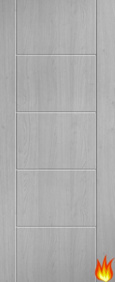 Iseo Laminate Grey Internal Fire Door (FD30)