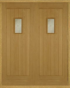 Oak Hillingdon Thermal Rated (Part L) Double Front Doors