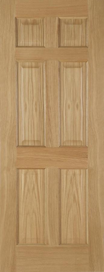 6 Panel Interior Oak Door