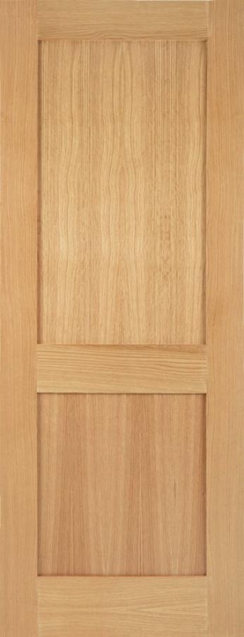 Marlborough 2 Panel (Shaker) Internal Oak Door