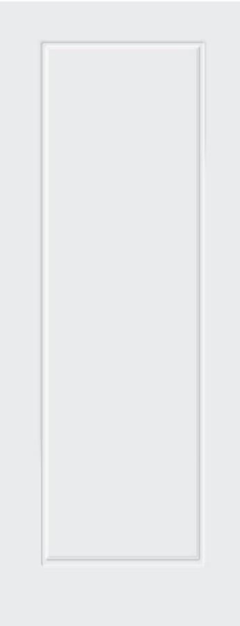 Laminate 1 Panel White Internal Door (pre-finished)