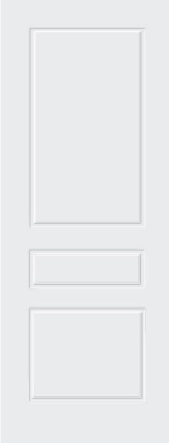 Laminate 3 Panel White Internal Door (pre-finished)