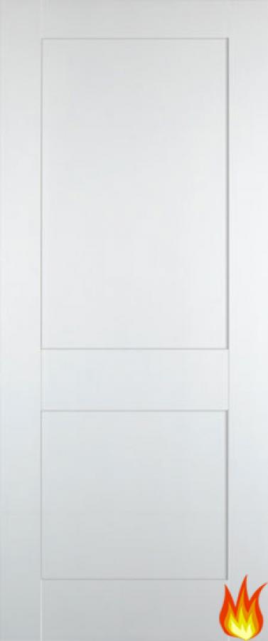 Shaker 2 Panel White (primed) Internal Fire Door