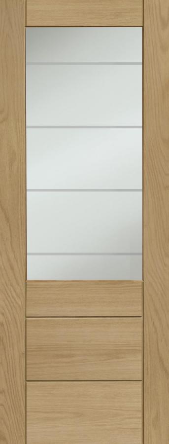 Palermo Essential 2XG with Clear Etched Glass (un/pre-finished)