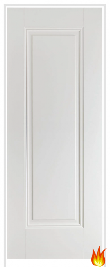 Eindhoven Primed White Prehung Internal Fire Door (FD30)