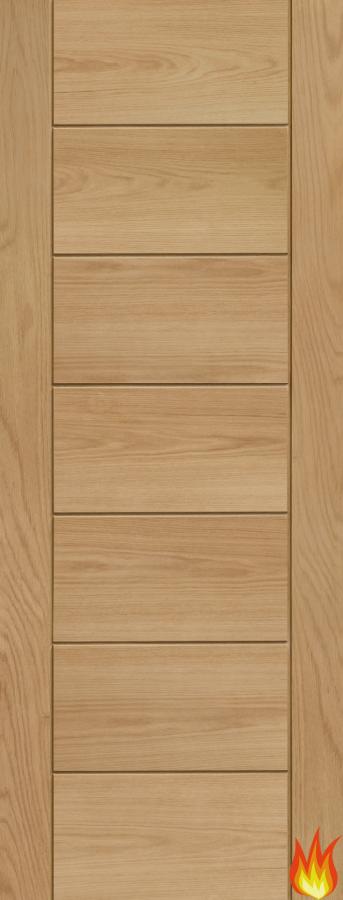 Palermo Essential Internal Oak Fire Door (un/pre-finished)
