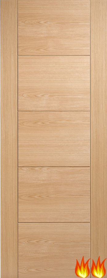Vancouver Internal Oak Fire Door FD60 (pre-finished)