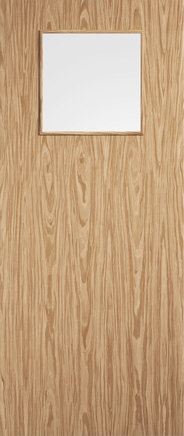 1G Flush Oak Veneered Internal Fire Door FD30 (pre-finished)