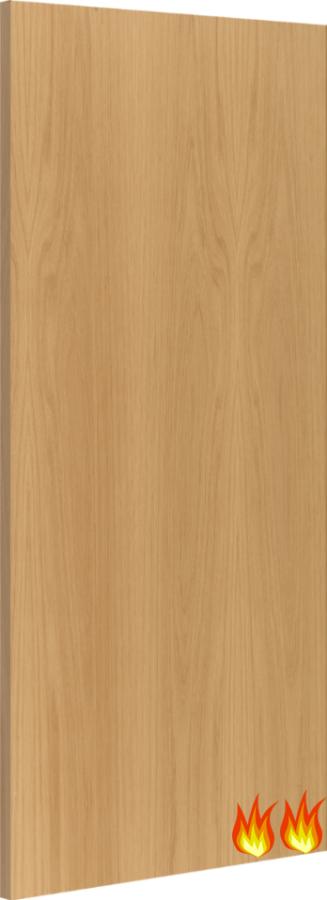 60 Minute Flush Oak Veneered Fire Door FD60 (pre-finished)