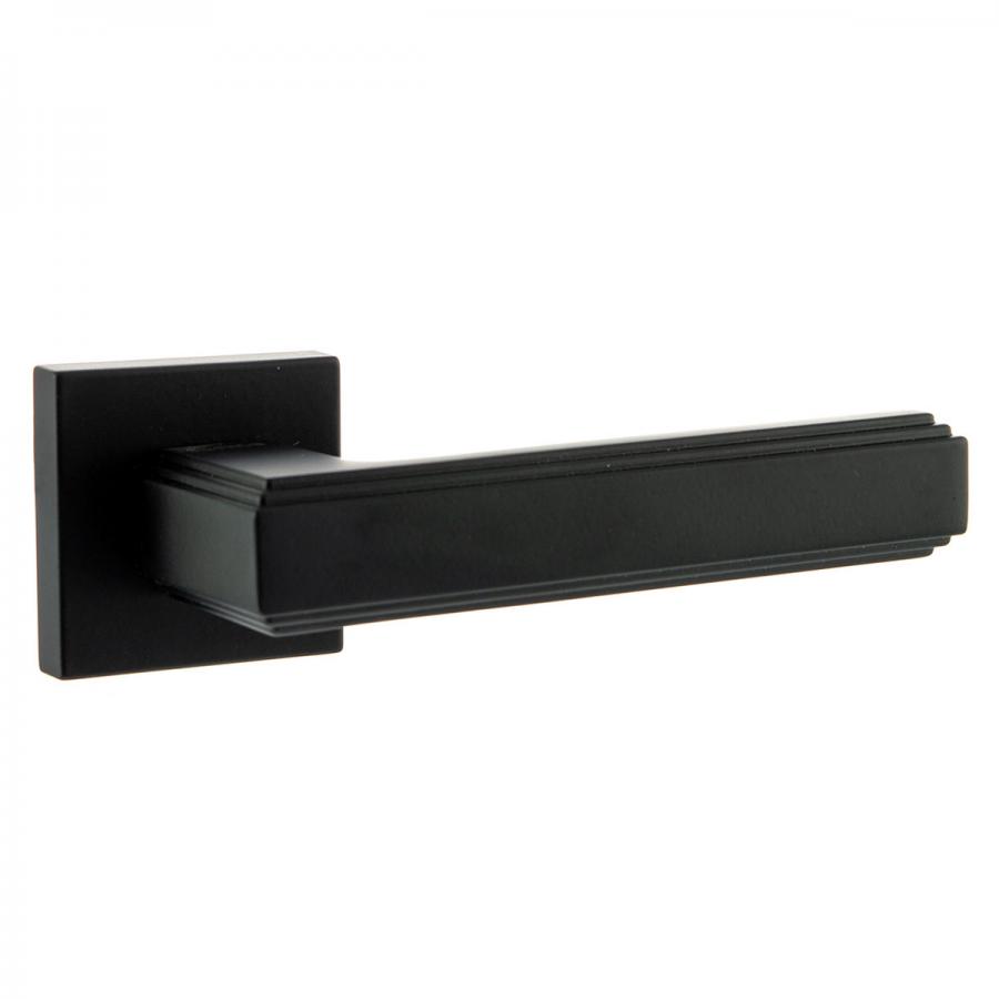 Forme Alila Door Handle on Minimal Square Rose (various finishes)