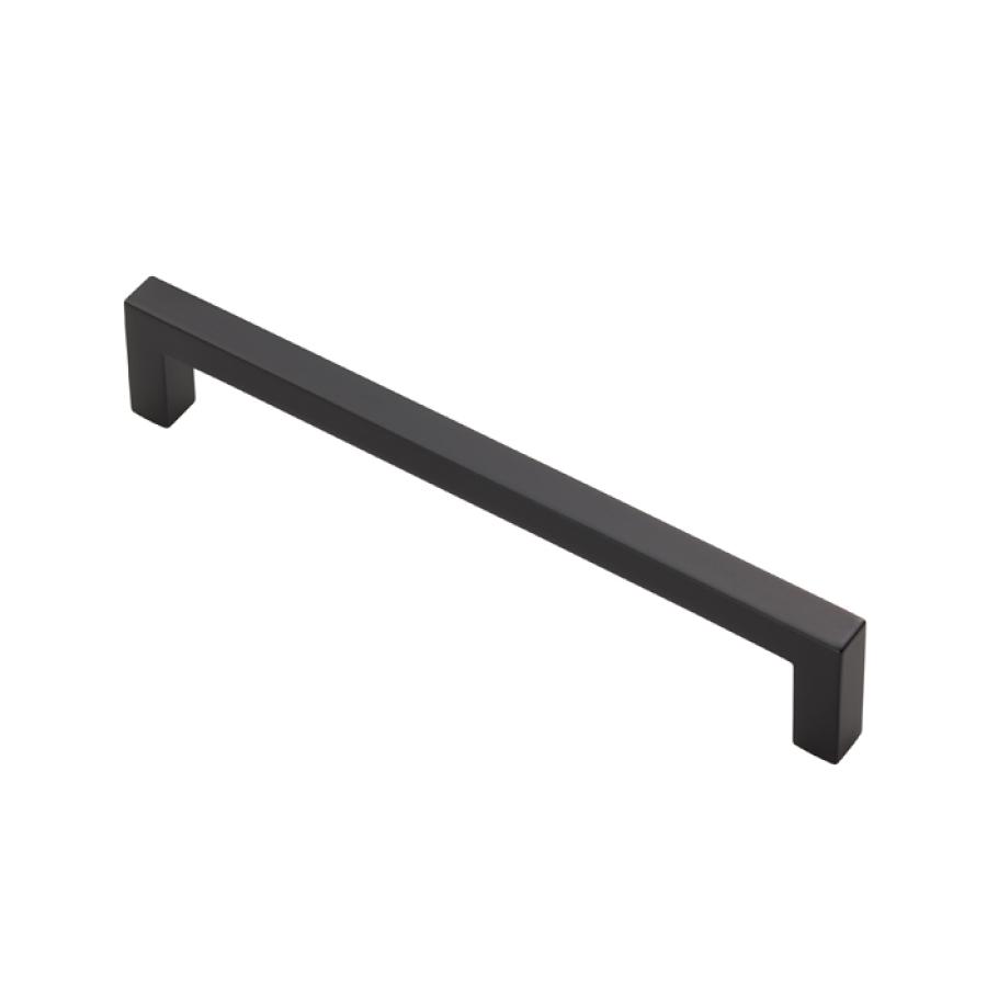 Block Kitchen & Cupboard Pull Handle - Matt Black