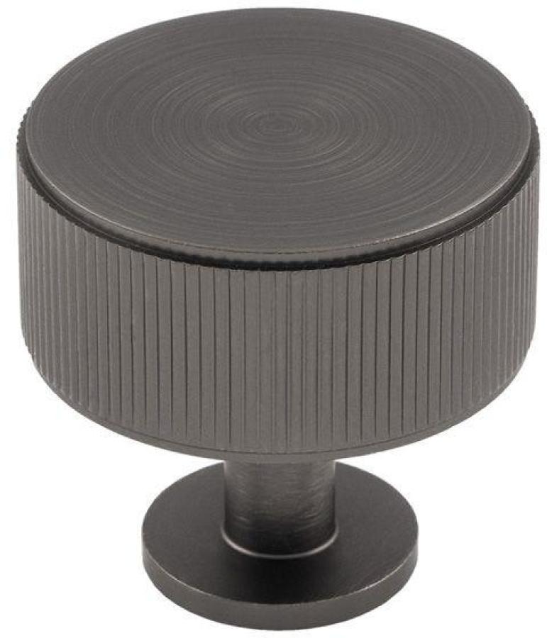 Lines Radio Cupboard/Wardrobe Knob - Anthracite