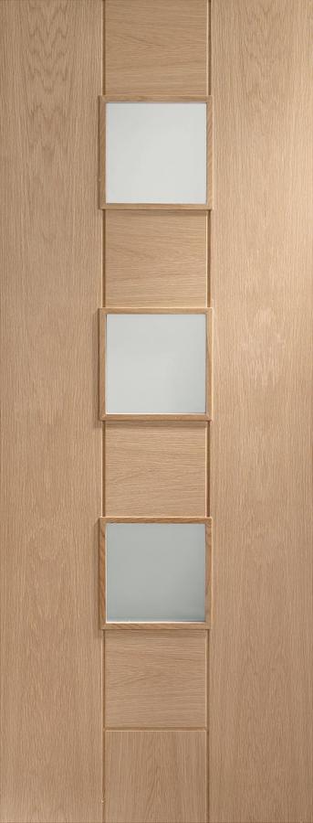 Messina Internal Door with Obscure Glass (un-finished)