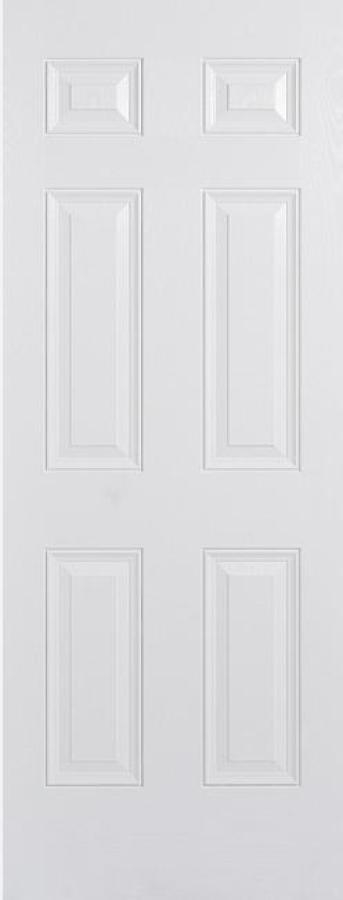 6 Panel Composite White External Door 80" x 32" (2032 x 813mm)