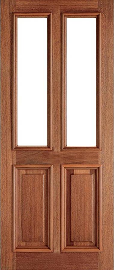 Derby External Hardwood Door 62mm middle stile (unglazed)