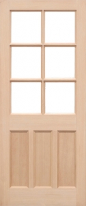 KXT Hemlock External Door (unglazed)