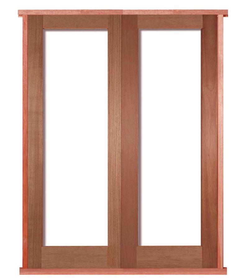 Pattern 20 Prehung Hardwood French Doors