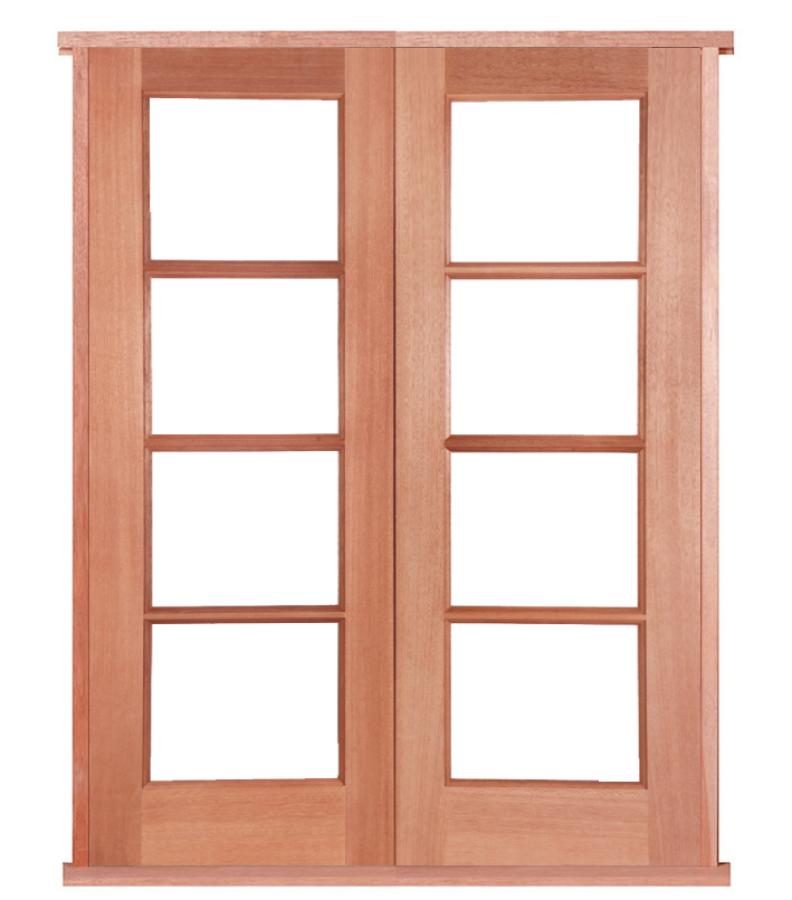 Pattern 70 Prehung Solid Hardwood Bespoke French Doors