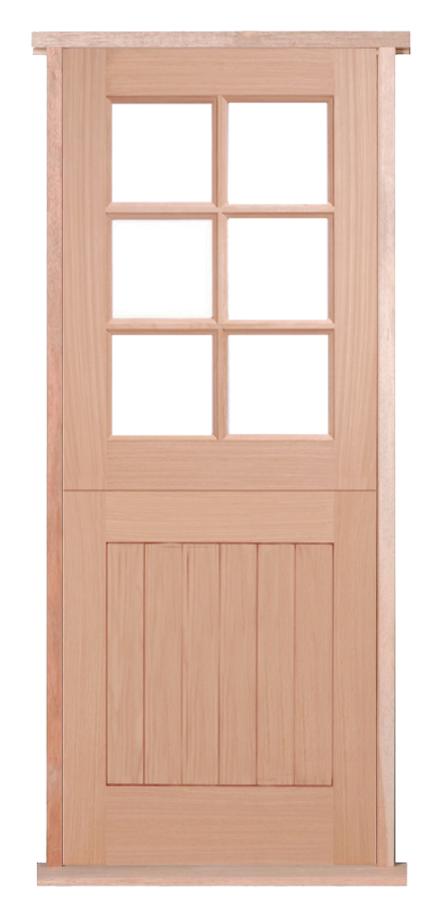 Pre-hung Hardwood Stable Door 6-Light