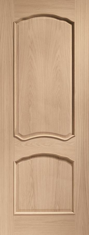 Louis Oak Door with Raised Mouldings (un-finished)