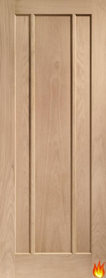 Worcester Internal Oak Fire Door (un-finished) FD30