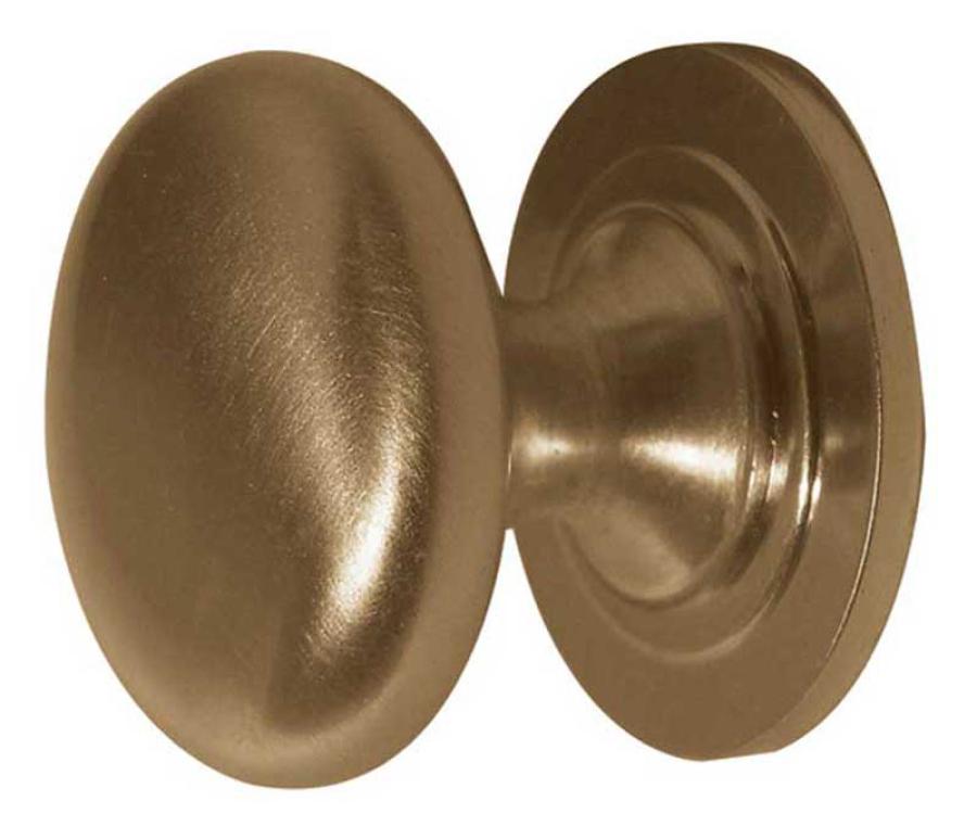 Traditional Cupboard Knob - Satin Brass