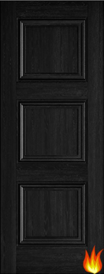 Kedleston Black Internal Fire Door (pre-finished)