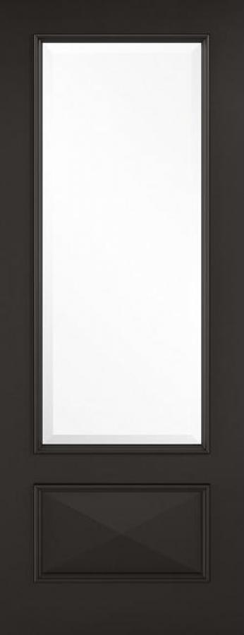 Knightsbridge Glazed Black Internal Door
