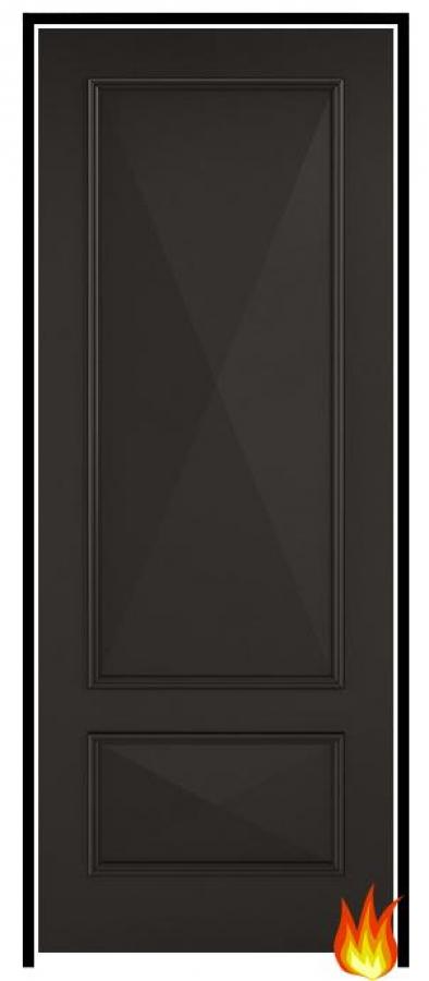 Knightsbridge Black Primed Plus Prehung Fire Door