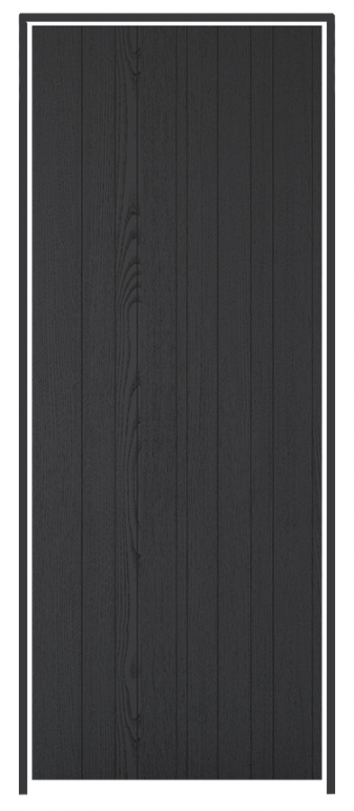 Montreal Black Laminate Prehung Internal Door