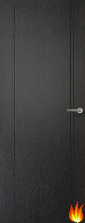 Monaco Black Internal Fire Door FD30 (pre-finished)
